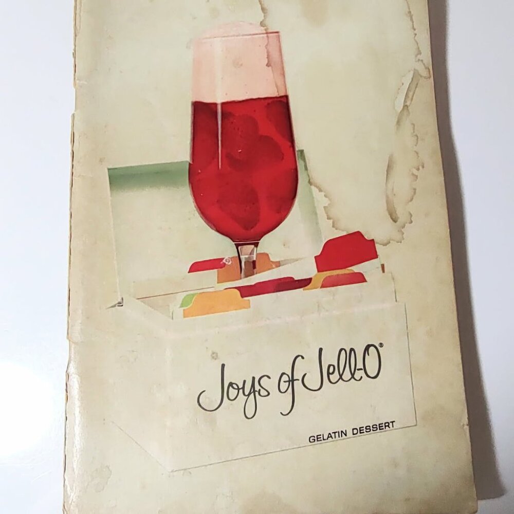 Cookbook: Joys of Jello-Gelatin Dessert-Soft Cover (AS IS)